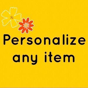 𝅺personalize your purchase🌻